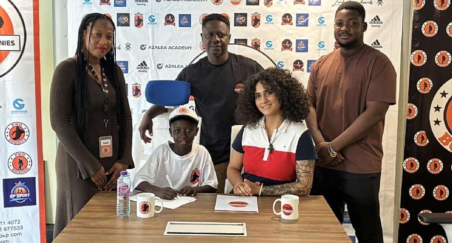 13-year-old Abdul Rahman Lokko and two others signed by PKO Boxing