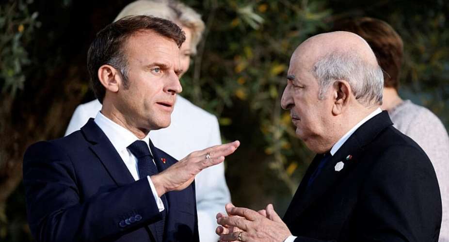 Relations between Macron and Tebboune have been strained since 2024 but there are signs of a thaw. - AFP - LUDOVIC MARIN
