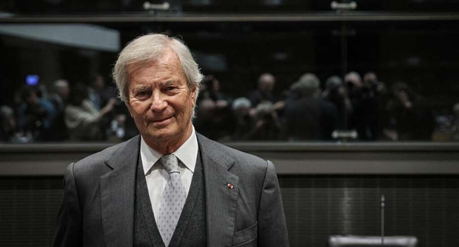 Businessman Vincent Bollor before a parliamentary hearing at the National Assembly in Paris on 13 March 2024. -  Alain Jocard / AFP