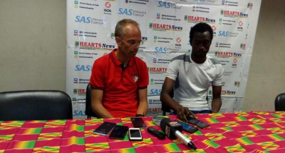 WAFA coach Klavs Rasmussen content with team's performance in Hearts defeat