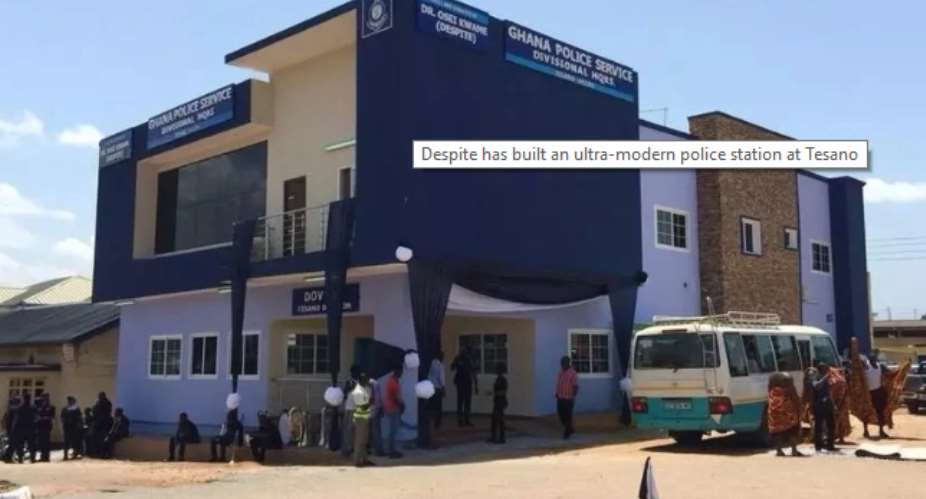 Osei Kwame Despite Builds New Police Station at Tesano: Is My Mother Safe?