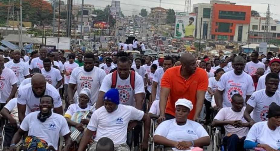Herbert Mensah leads thousands to walk for victims of May 9 disaster