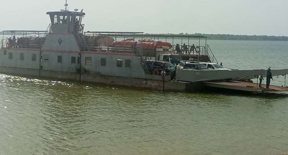 Faulty ferry on River Oti resumes operation