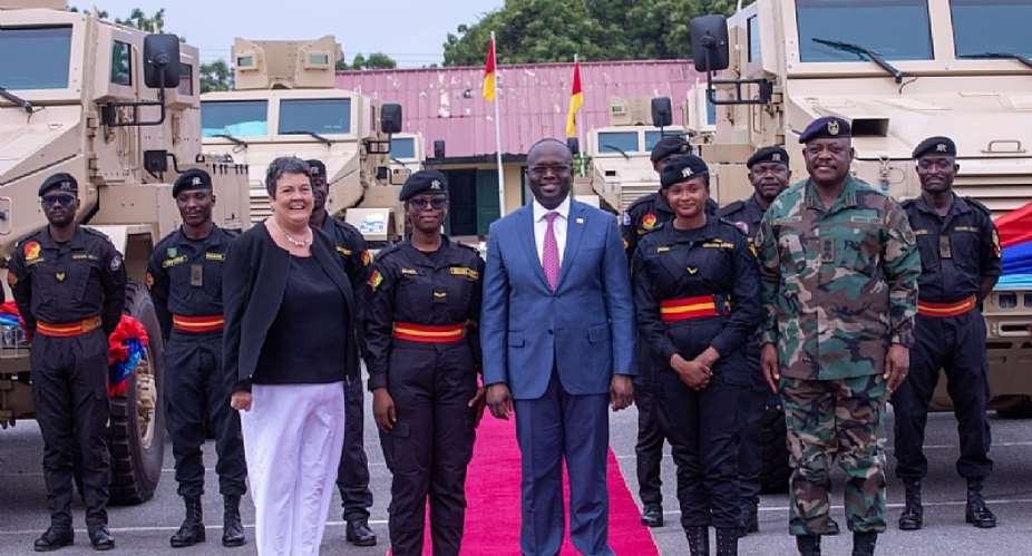 U.S. donates $6 million worth of armoured vehicles to GAF to boost national and regional security