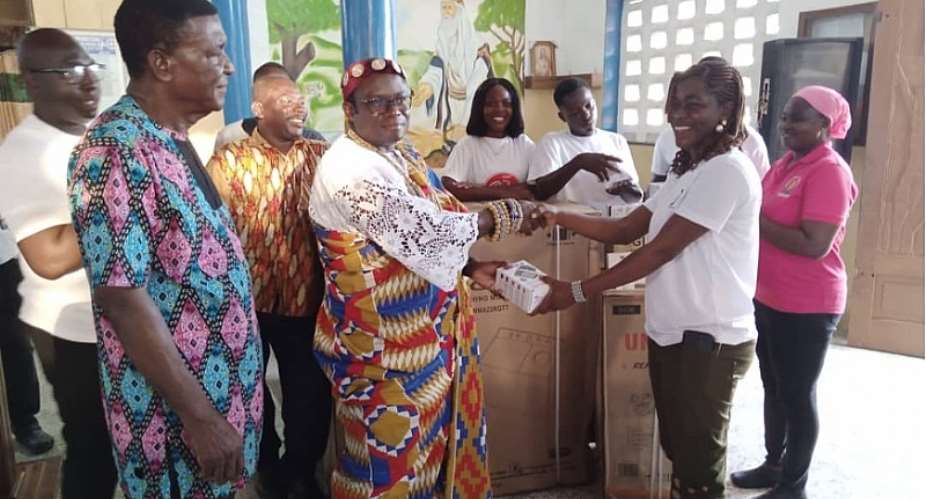 Anyako youth makes second donation to health centre