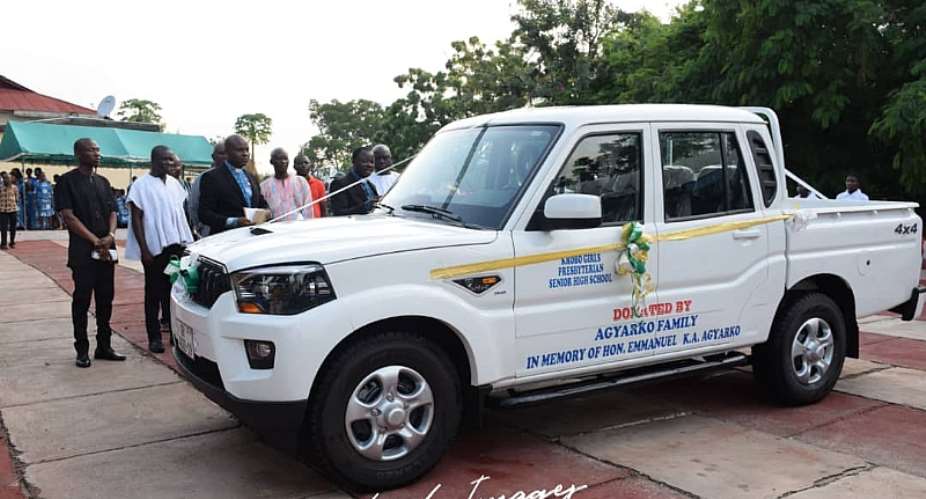 Boakye Agyarko Gives Vehicle, Fuel Coupon To Krobo Girls SHS