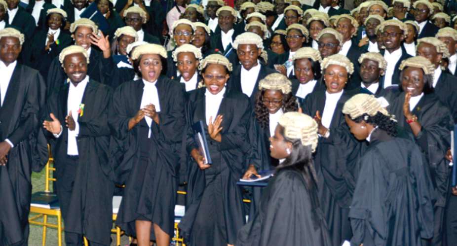 Law Students graduated in Ghana