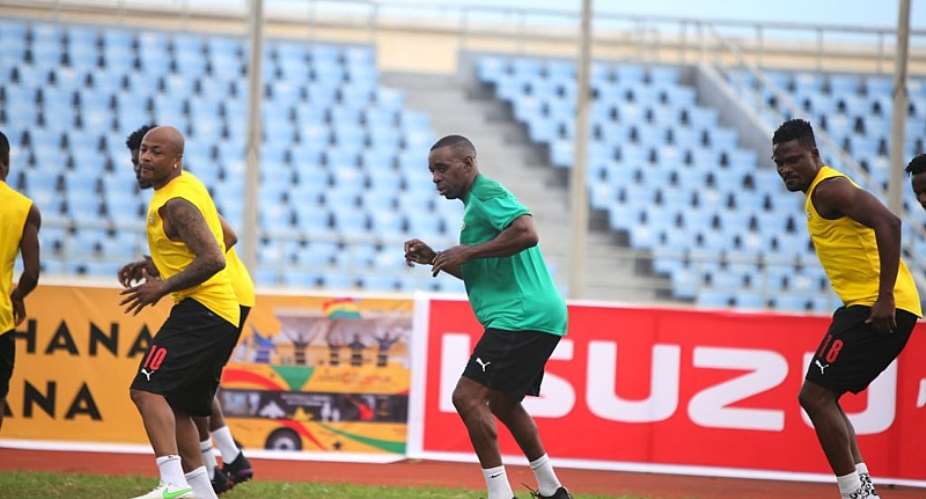 PHOTOS: Ghanas Black Stars step up training ahead of clash against Ivory Coast