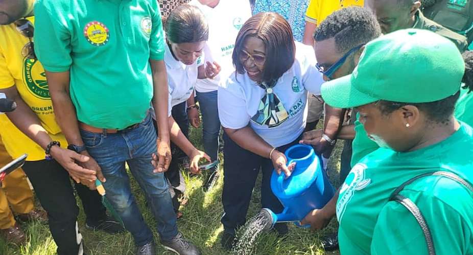 Green Ghana Day: Chief of Staff visits Amasaman to plant trees