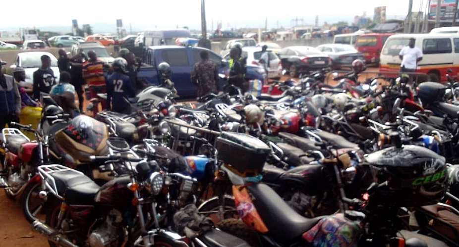 Police arrest motor riders for offences at Adentan