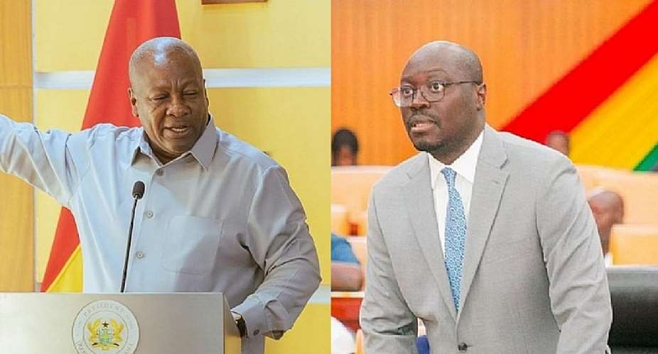 President John Mahama and Dr. Cassiel Ato Forson