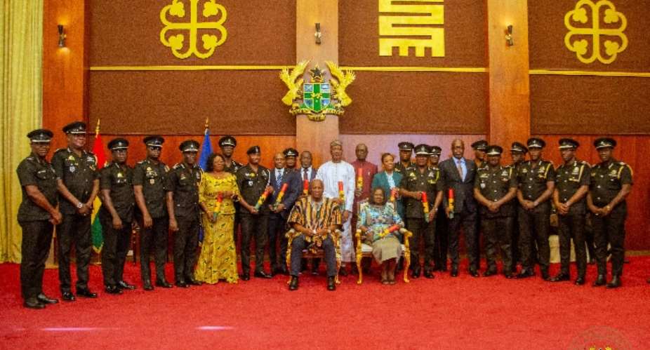 President Mahama swears in new 10-member Police Council