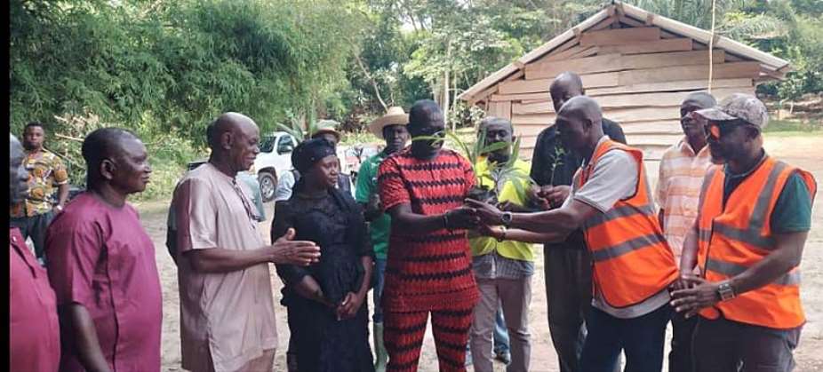 Dormaa East District marks Tree for Life Restoration initiative at Nseseresu Eco-Tourism Centre