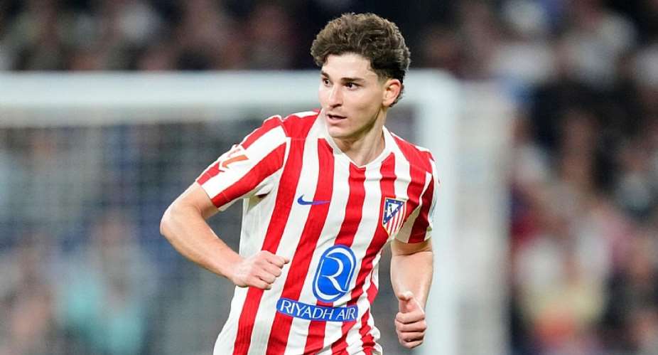 Getty ImagesImage caption: Julian Alvarez helped Atletico Madrid reach the Champions League semi-finals