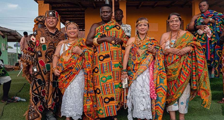 Gomoa Otapirow chiefs honour four US visitors with traditional titles to deepen cultural ties