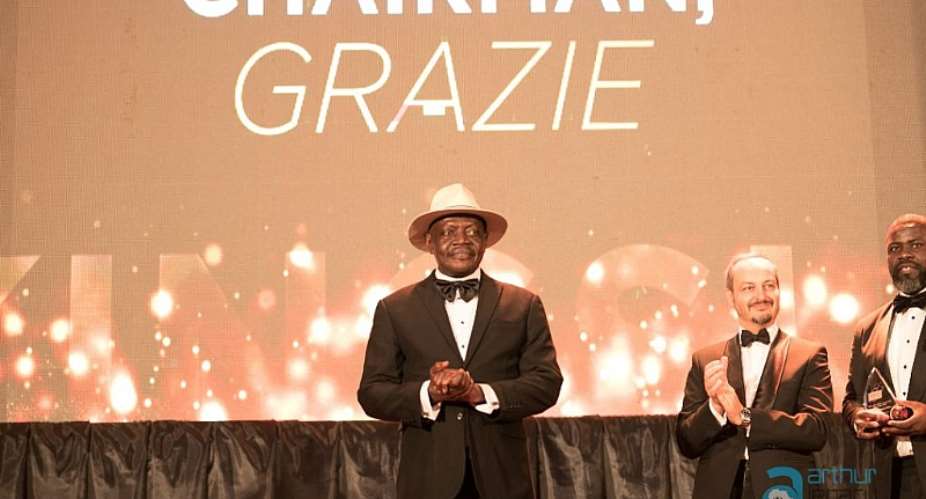 Bechem United Owner Kingsley Owusu-Achau Recieves Lifetime Outstanding Achievement Award