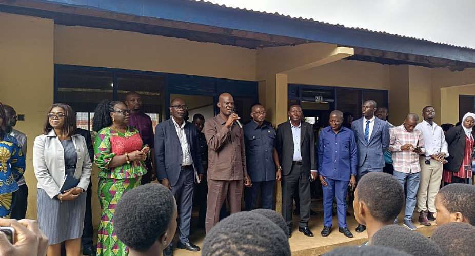 Education Minister Haruna Iddrisu visits Bono East Region as 2025 BECE begins