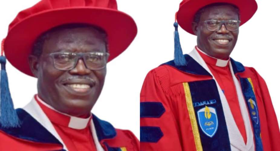 President of the Ghana Christian University College Rev. Dr. James Yamoahat Dodowa