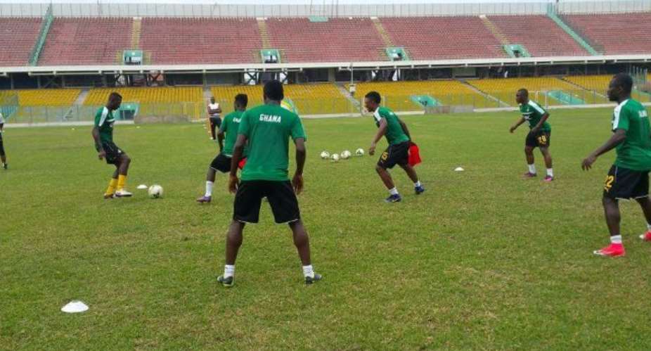 16 Black Stars players take part in Kwesi Appiah's first training