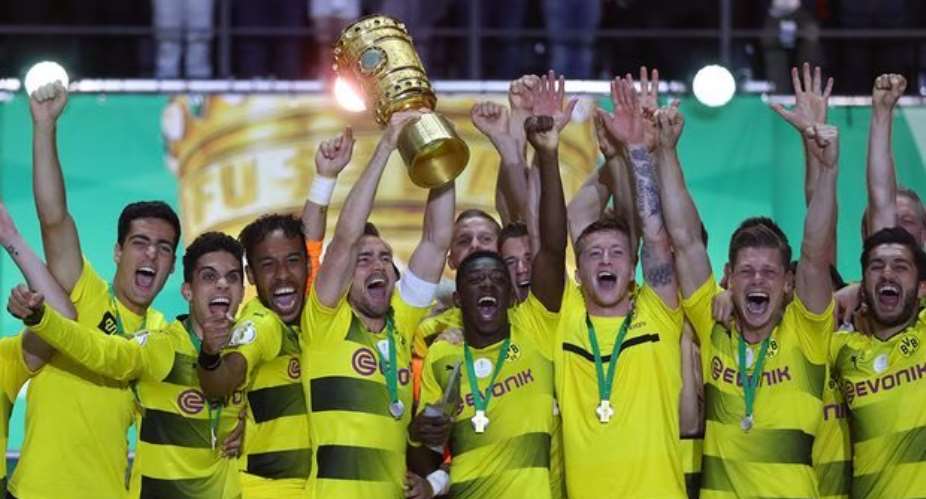 Aubameyang wins German cup for Dortmund
