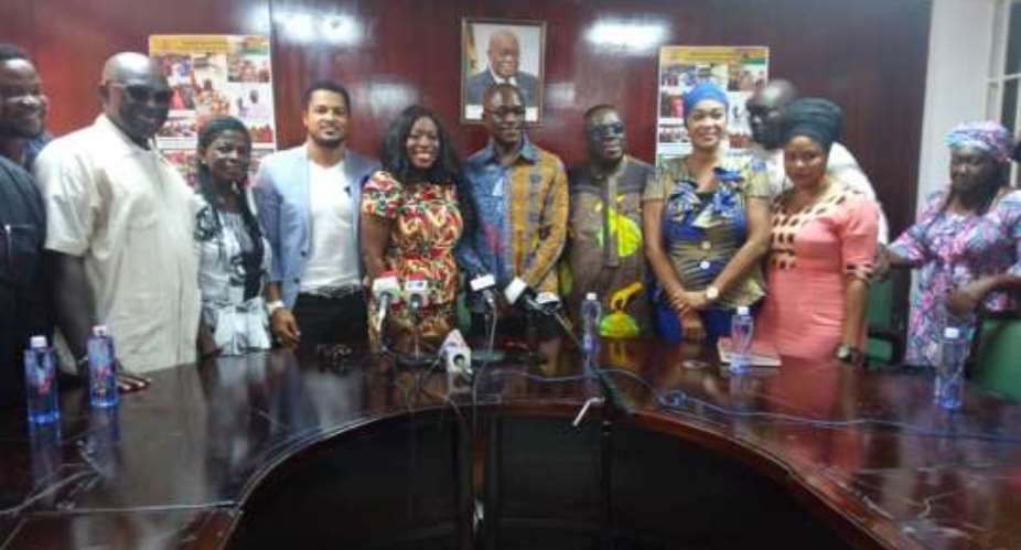 Ghana Actors Guild executives call on the Tourism Minister