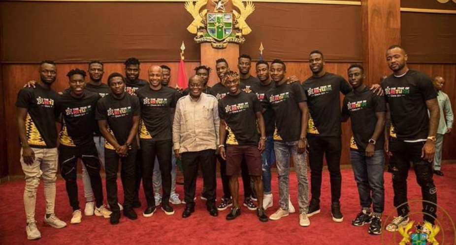 AFCON 2019: Prez. Akuffo Urges Black Stars Players To Work Together To Archive AFCON Glory
