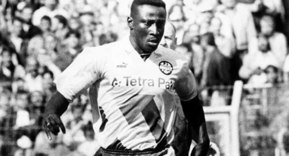 Jrgen Klopp: 'Tony Yeboah was one of the greatest strikers who played in Germany apart from Gerd Muller.' Photograph: Ullstein BildGetty Images