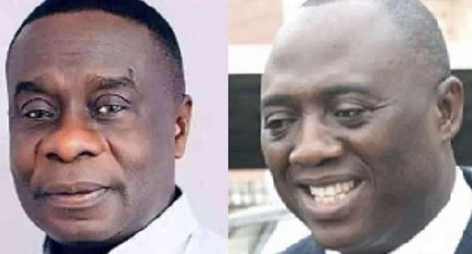 James Gyakye Quaysonleft and late Adamu Dramani Sakande