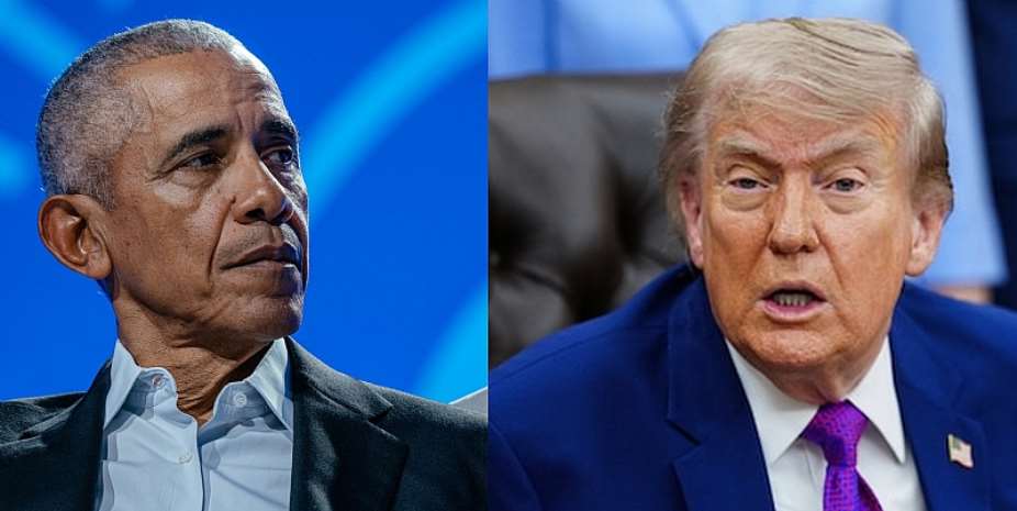 Barack Obama 44th U.S. President and  Donald Trump 45th and 47th U.S. President