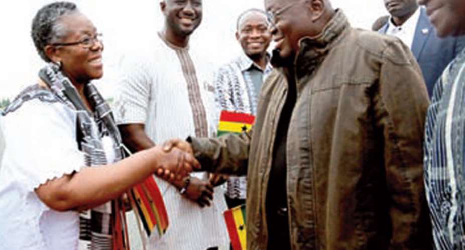 President Akufo-Addo being welcomed to Berlin