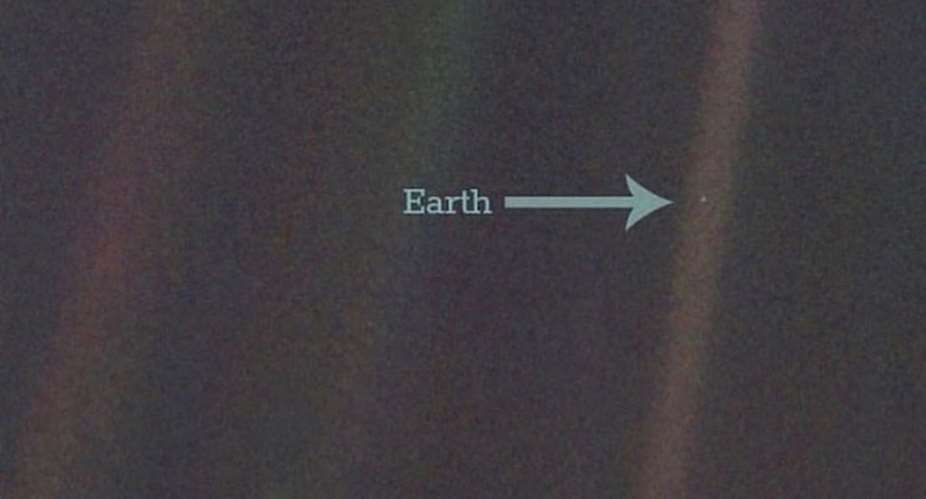 “Pale Blue Dot”: A rare photo of Earth captured from a record 6 billion kilometre distance