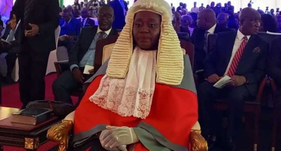 Akufo-Addo swears Justice Gertrude Torkornoo into office as new Chief Justice