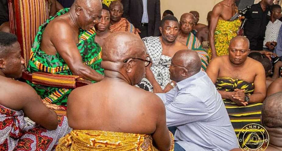 I’ll continue to pray for you until December 7 polls — Asantehene to Bawumia