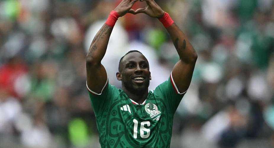 Mexicos Julian Quinones scored the first goal at the 2026 World Cup. - AFP - CARL DE SOUZA