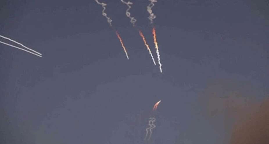 Iranian missiles are launched from a location given as Tehran, Iran, in an image taken from a video released June 10, 2026. -  Wana via Reuters