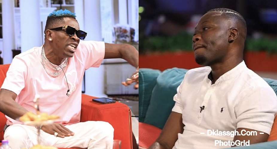 You're nobody, you buy house before, your shoe is even Ghc2 — Shatta Wale blasts Arnold Live on Utv