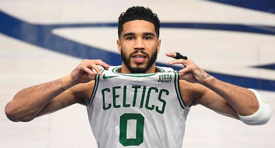 GETTY IMAGESImage caption: Jayson Tatum is trying to inspire Boston to a first NBA title since 2008