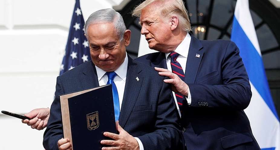 US President Trump and Israel Prime Minister Benjamin Netanyahu