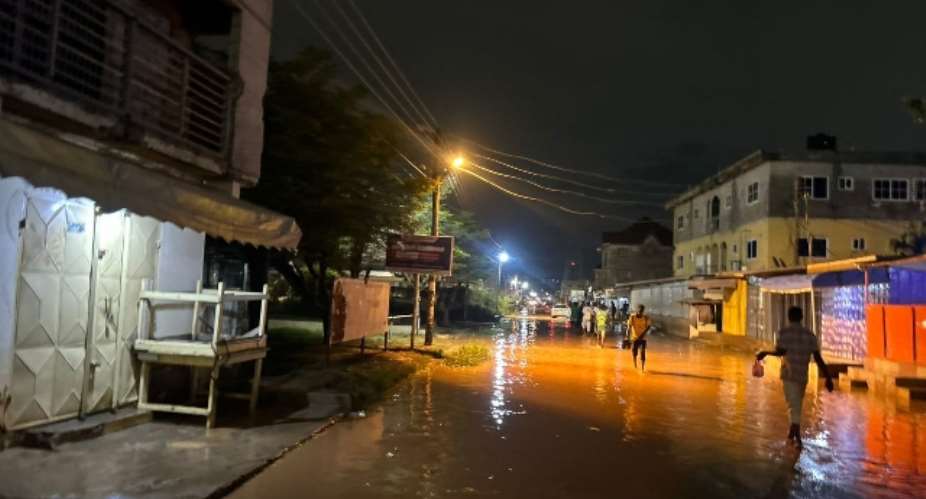 Jerry Ahmed Shaib pays late-night tour of flood-hit areas in Weija-Gbawe
