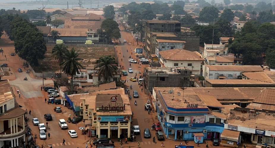 A general view shows part of the capital Bangui, Central African Republic on February 16, 2016. -  Siegfried Modola, Reuters