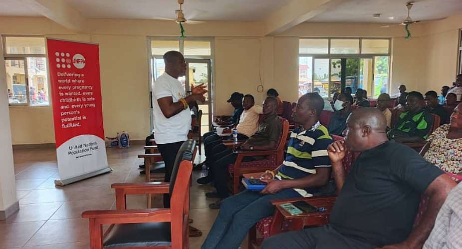 NCCE sensitises Anloga market community on GBV, adolescent health