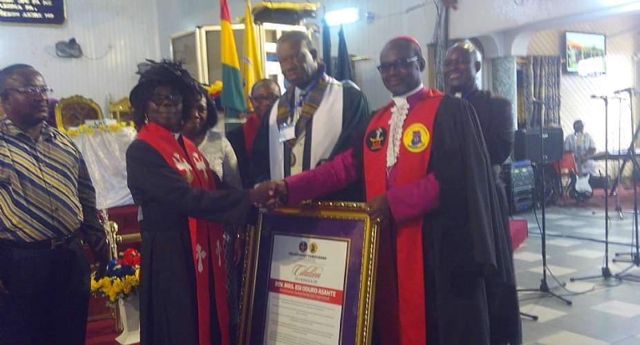 Methodist Church Honours KWeGeyhey Headmistress