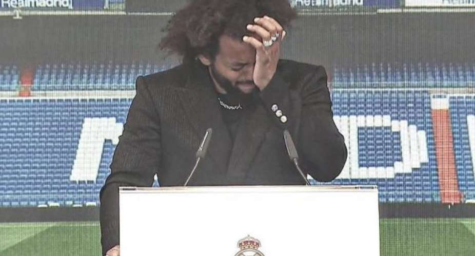 Teary Marcelo bids Real Madrid farewell after 16 years