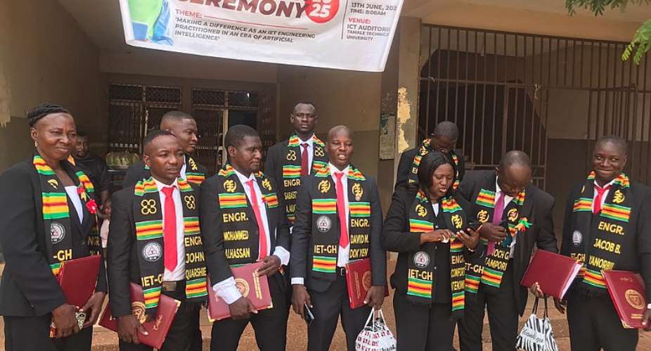 IET-GH inducts new engineers, urges embrace of innovation and lifelong learning