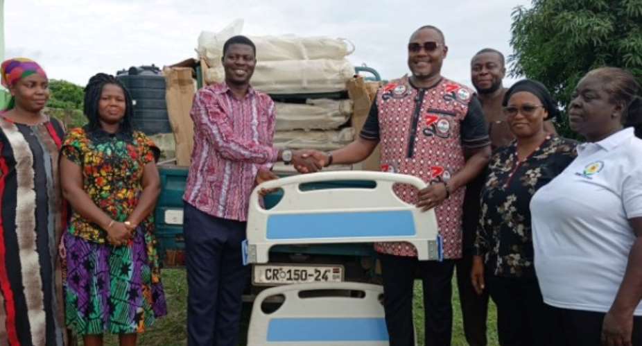 Cape Coast North MP donates hospital beds to health facilities, supports UCC Club House