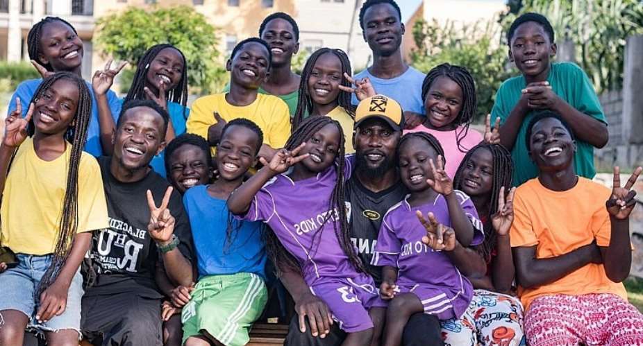 Members of dance group Ghetto Kids in Nakawuka, Uganda, on 25 May 2026. They are scheduled to perform alongside Colombian pop superstar Shakira at the 2026 World Cup final in the US on 19 July 2026. - AFP - BADRU KATUMBA