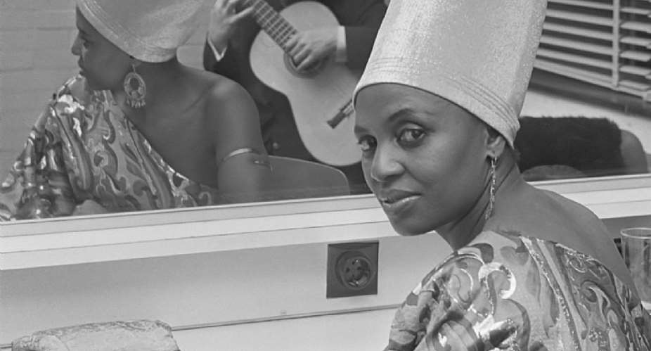 Miriam Makeba in 1969 in exile. - Source: