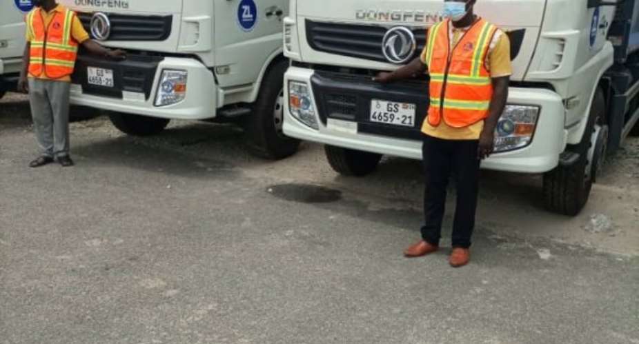 Three regions get compaction trucks under 'Clean Ghana' campaign