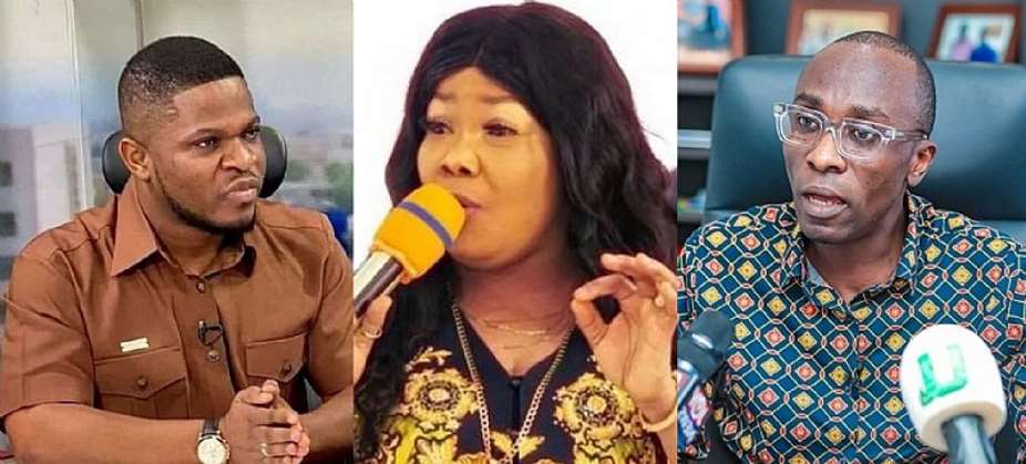 Sammy Gyamfi, Patricia Mama Pat Asieduaa - aka Agradaa and  Ernest Kofi Owusu Bempah