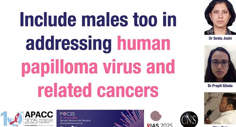 Include males too in addressing human papilloma virus and related cancers
